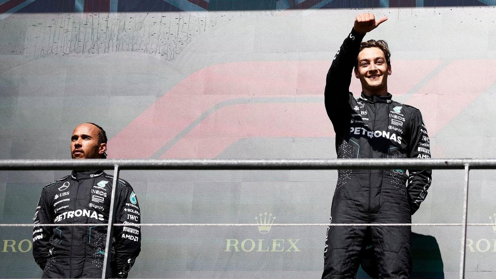 george russell mercedes debut