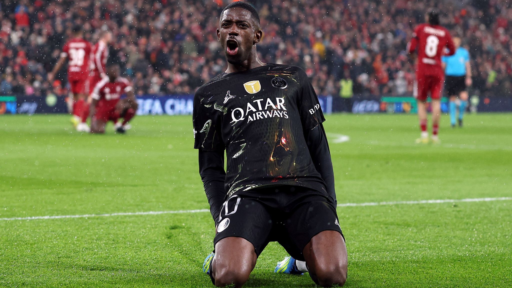 Liverpool vs PSG: PSG Knock Liverpool Out of the Champions League 3 Ousmane Dembele