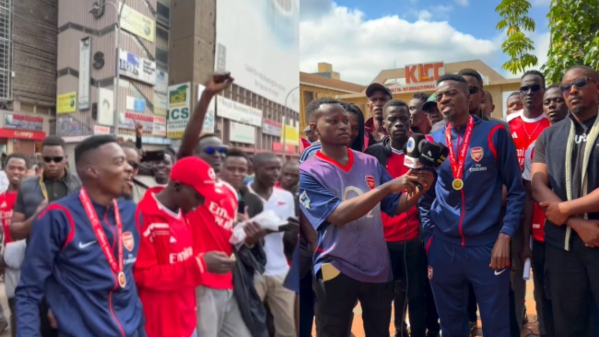 Thousands Join Massive Arsenal Fans Nairobi Celebration 2 Arsenal fans Nairobi celebrations