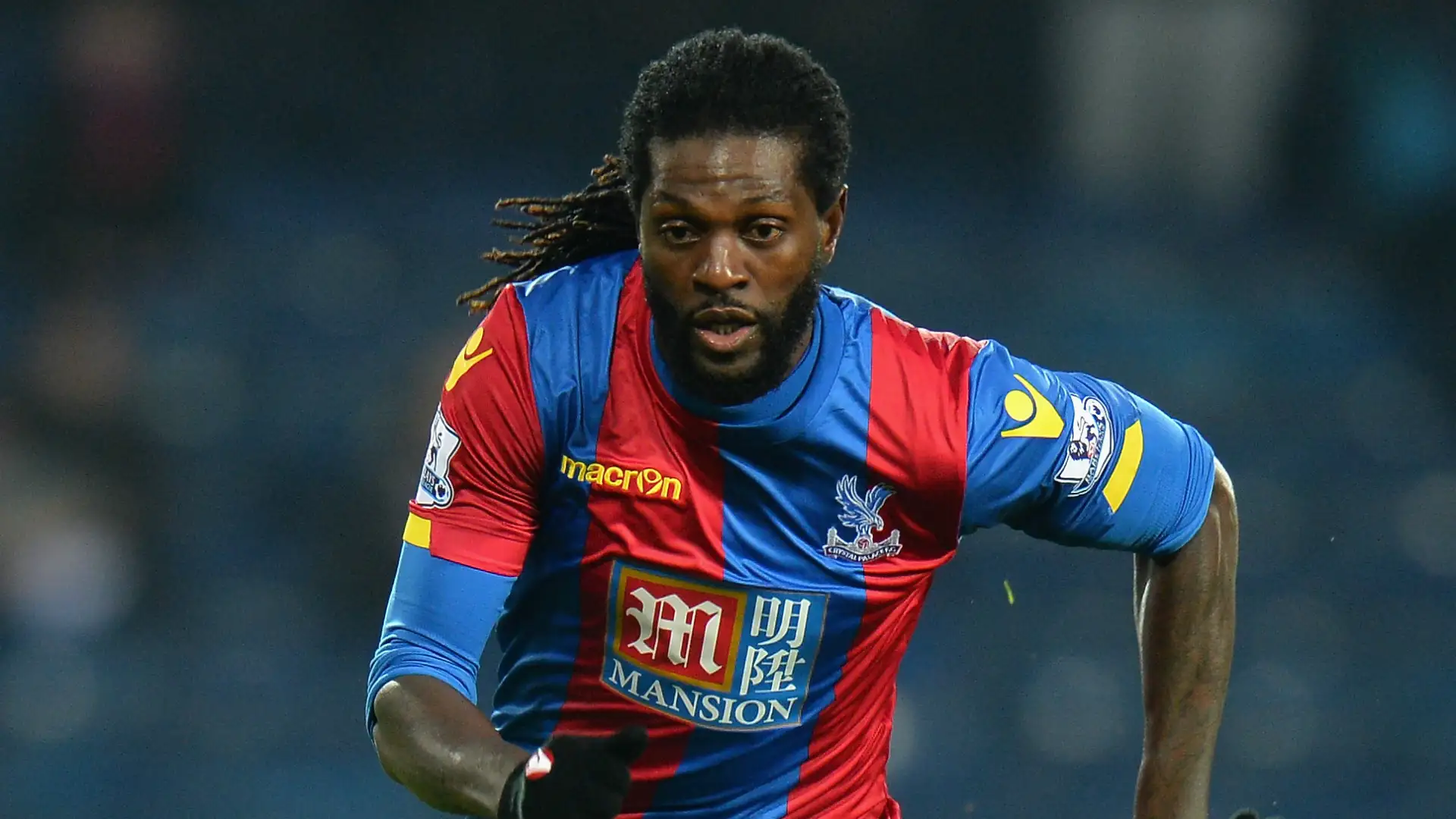 Emmanuel Adebayor during a match