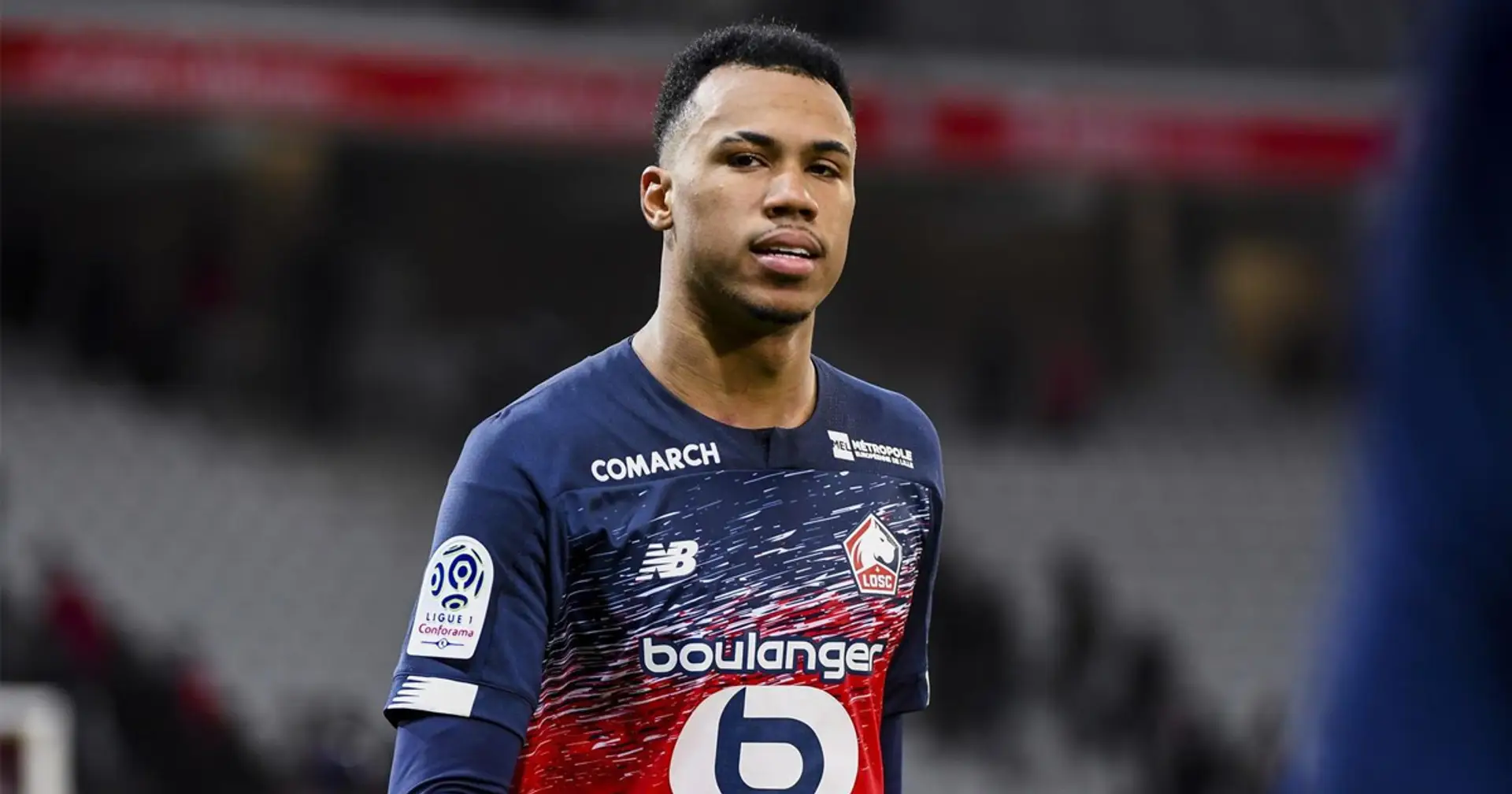 Gabriel in action for Lille