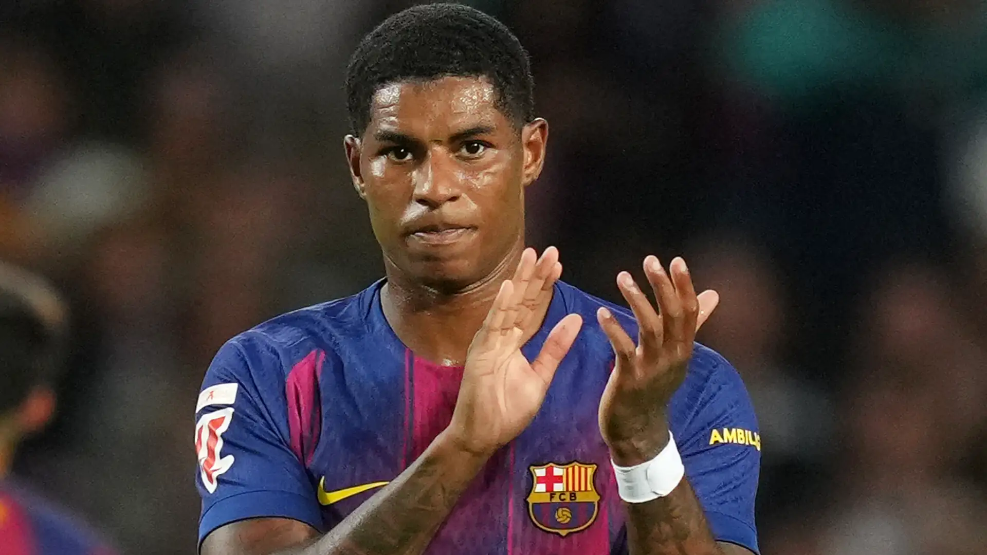 Marcus Rashford clapping his hands