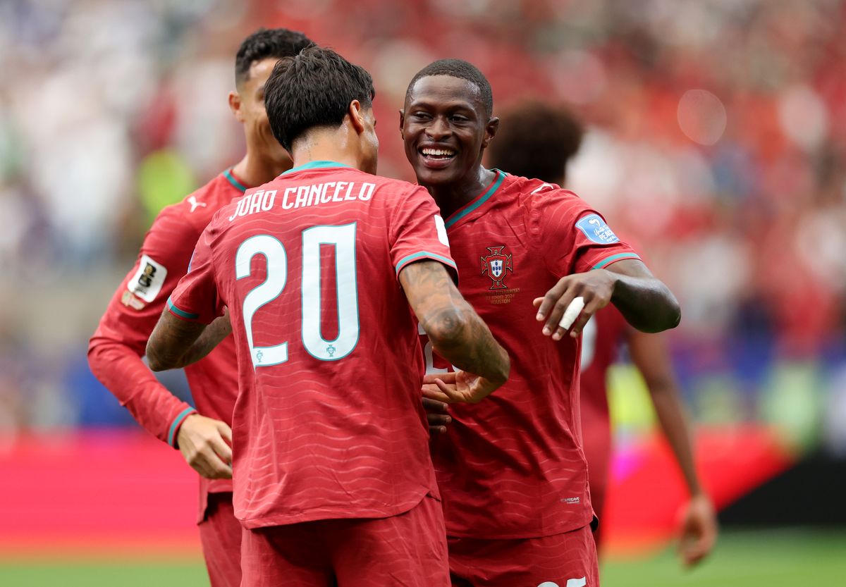 Portugal vs Uzbekistan 5-0: Cristiano Ronaldo Makes History as Seleção Thrash Uzbekistan 4 Portugal goal celebration