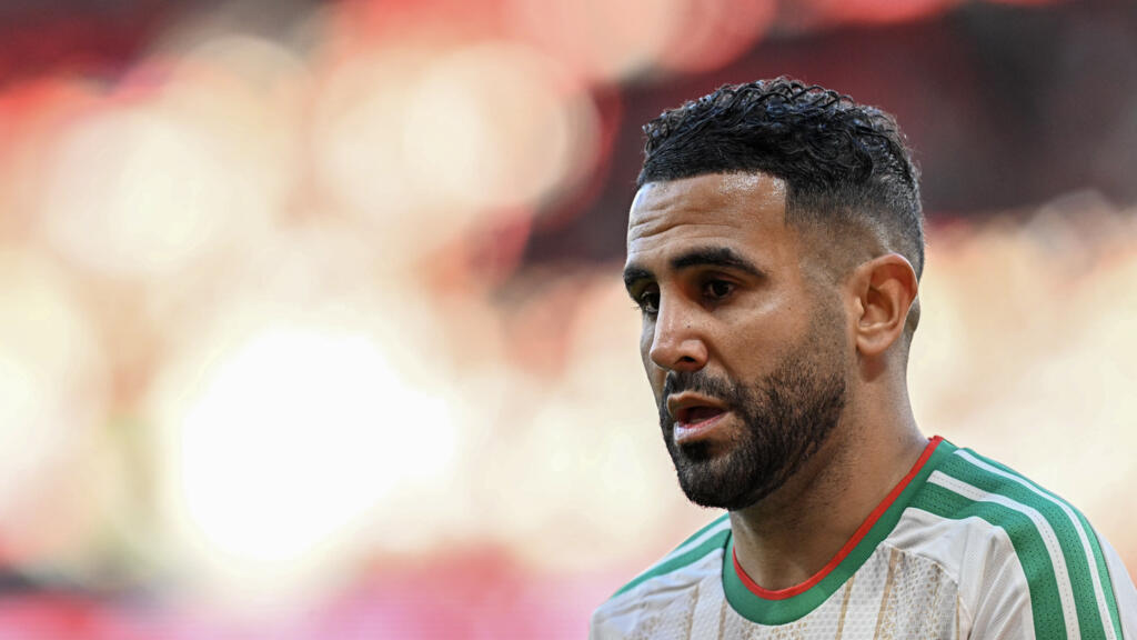 Riyad Mahrez on the pitch