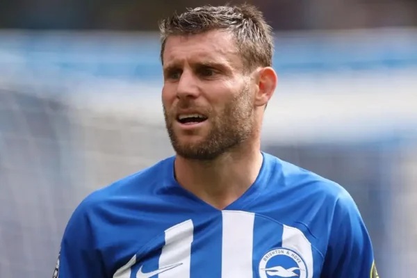 James Milner playing for Brighton