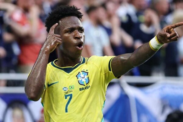 Vinicius Jr. Scotland vs Brazil