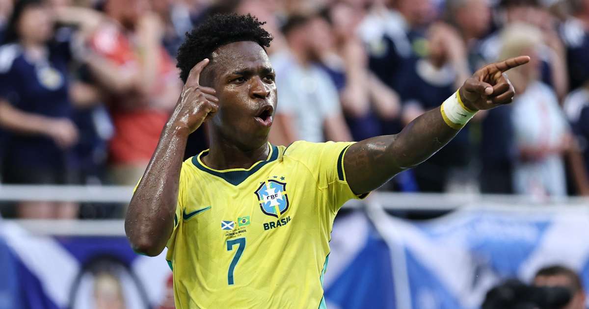 Vinicius Jr. Scotland vs Brazil