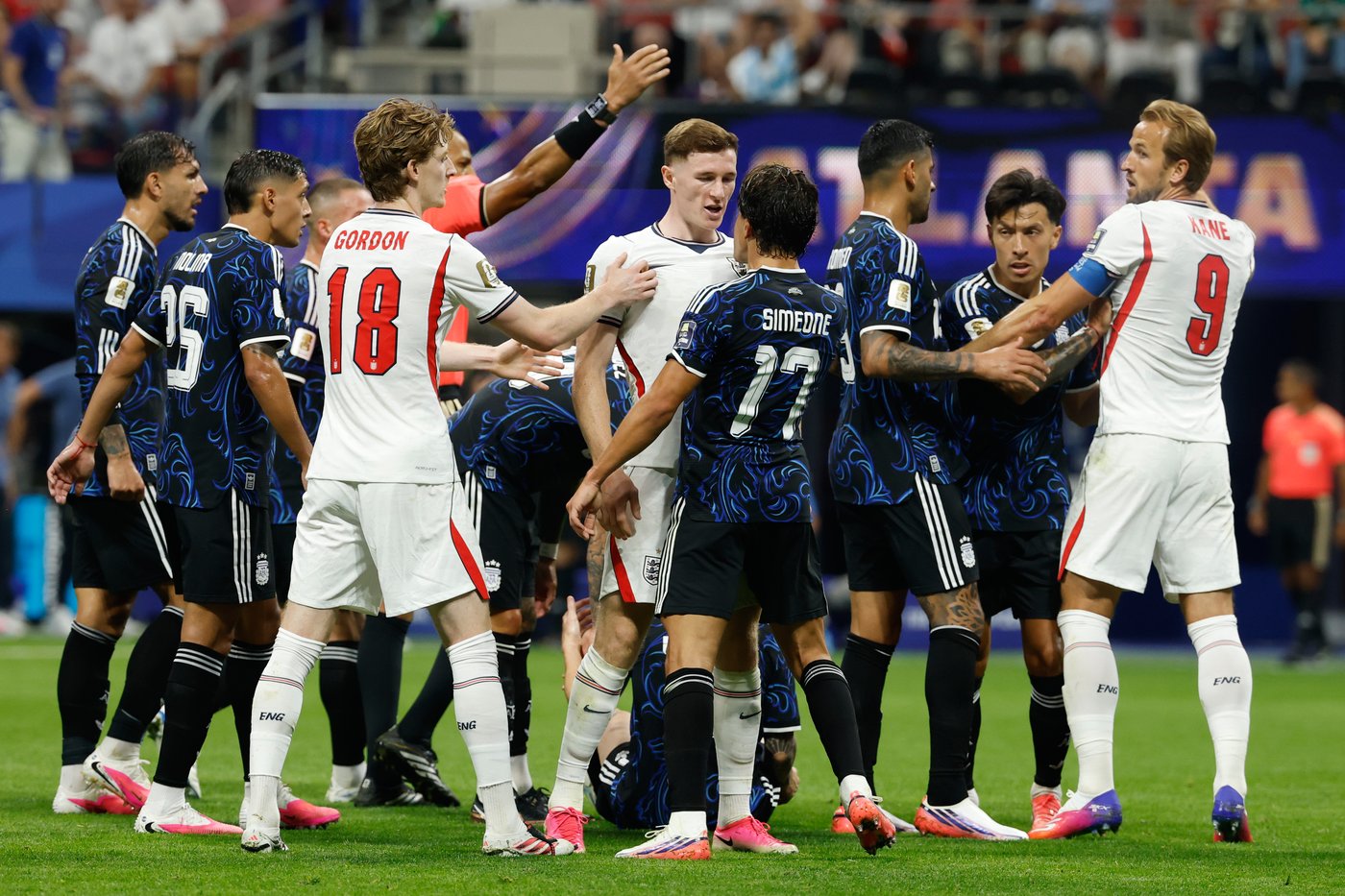 England vs Argentina