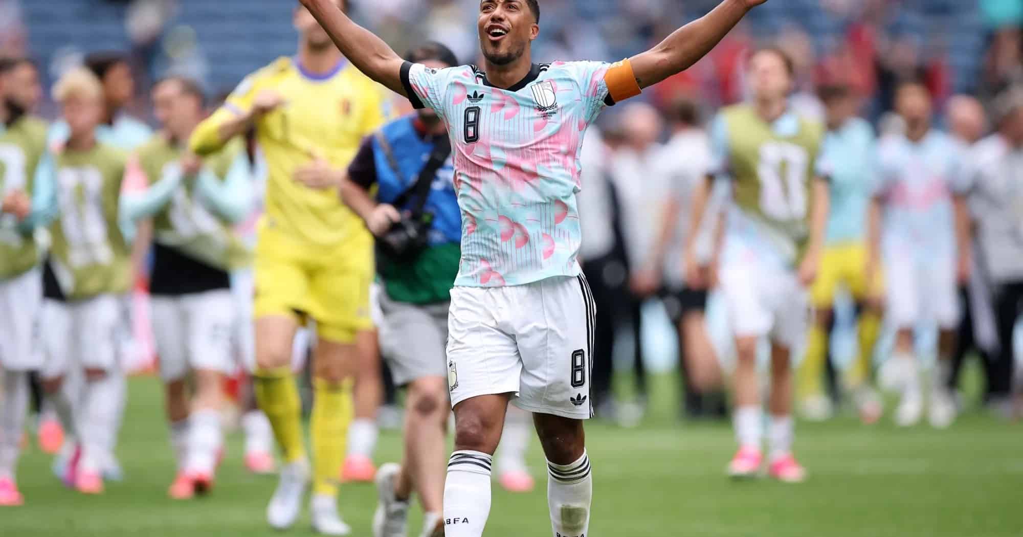 Youri Tielemans goal celebration
