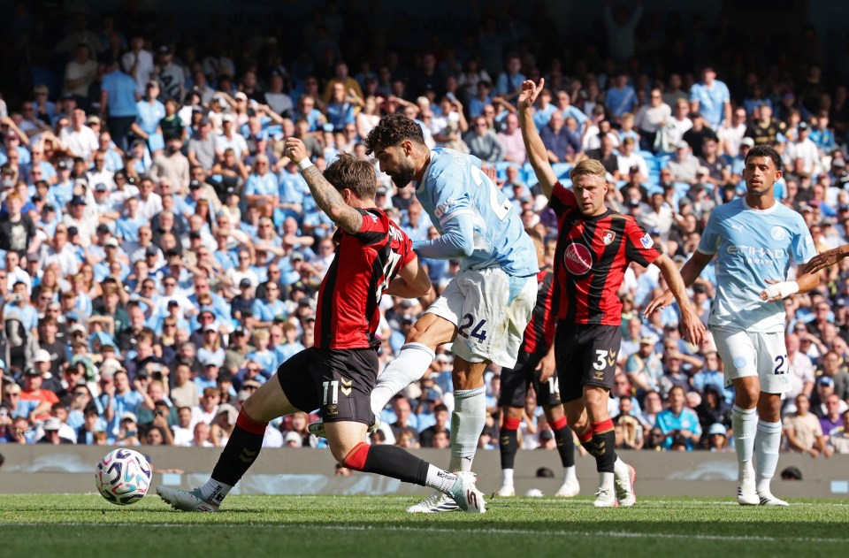 Man City vs Bournemouth