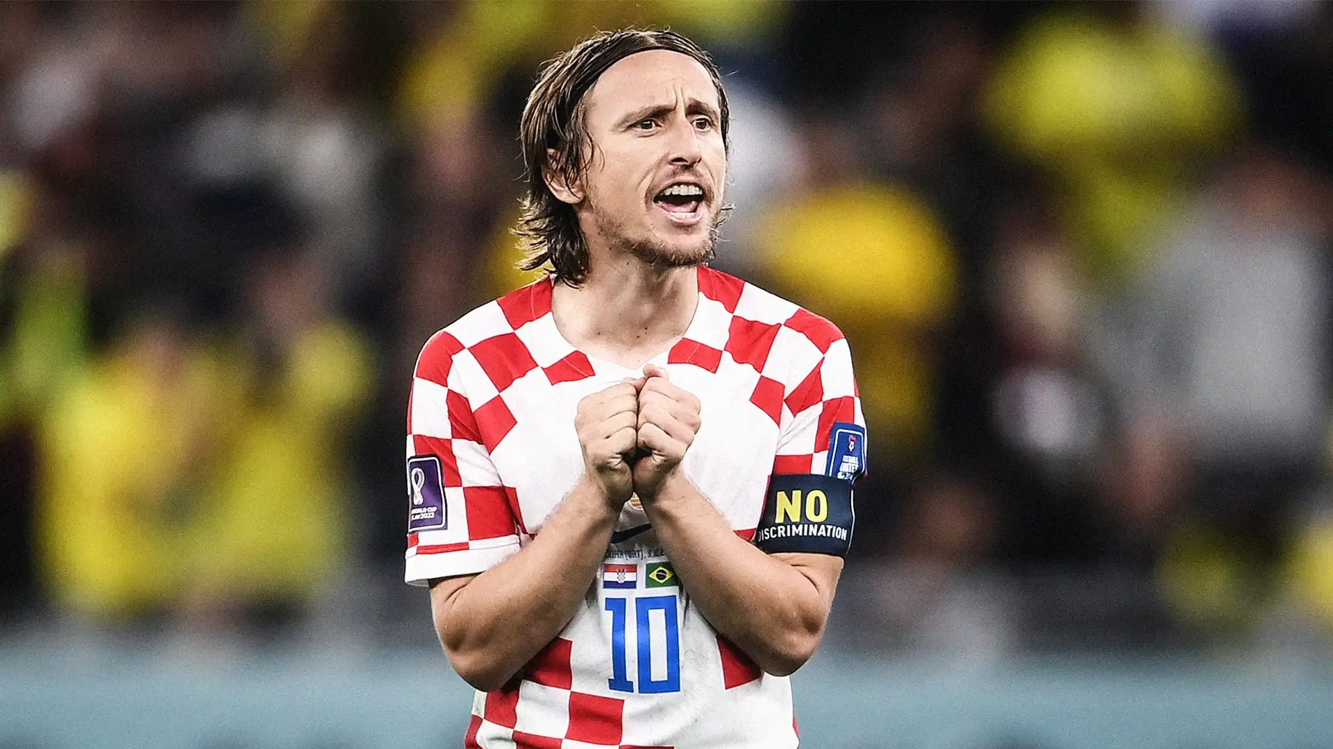Luka Modric reacting