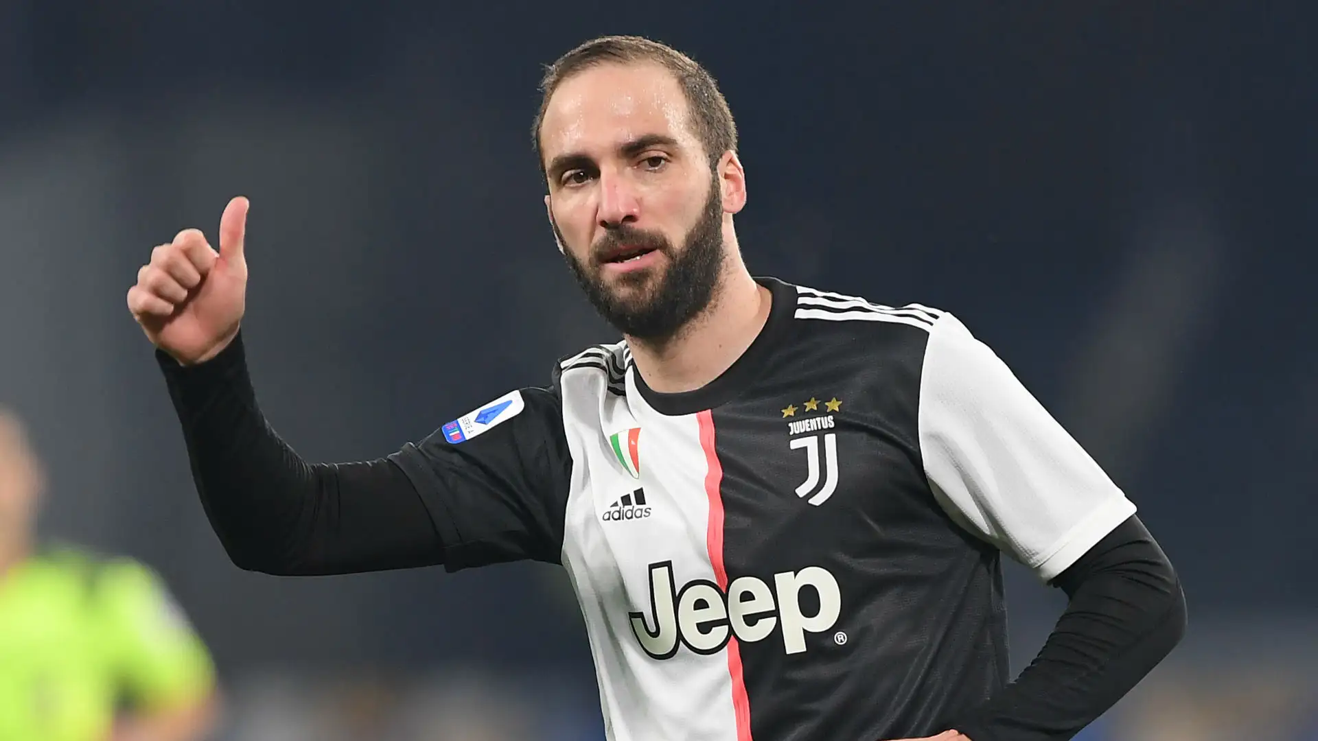 Gonzalo Higuain playing for Juventus