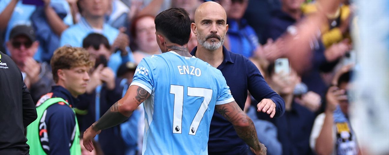 Manchester City vs Coventry: Erling Haaland Header Secures 1-0 Etihad Victory 3 Enzo Fernandes with Enzo Maresca