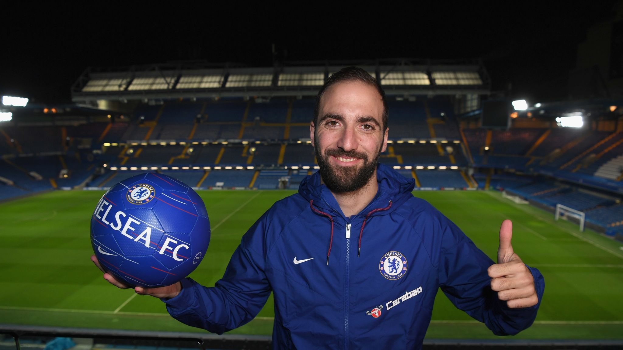 Gonzalo Higuain at Stamford Bridge