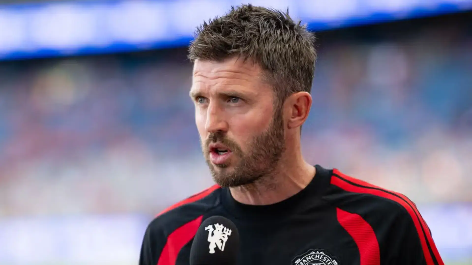 Michael Carrick in a press
