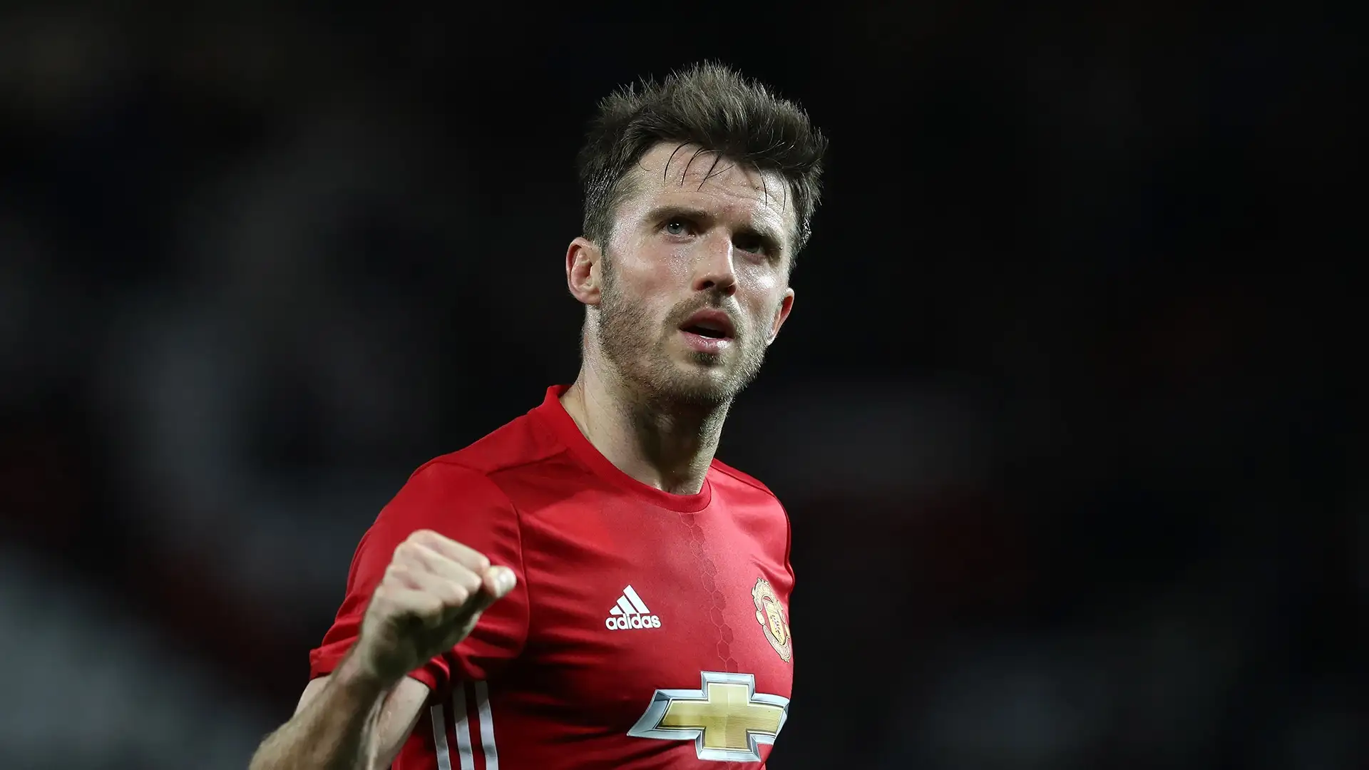 Michael Carrick celebrating