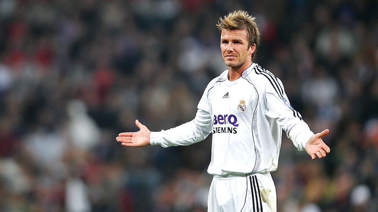 David Beckham Net Worth: Salary, DB Ventures & Endorsement Breakdown 4 David Beckham during a match