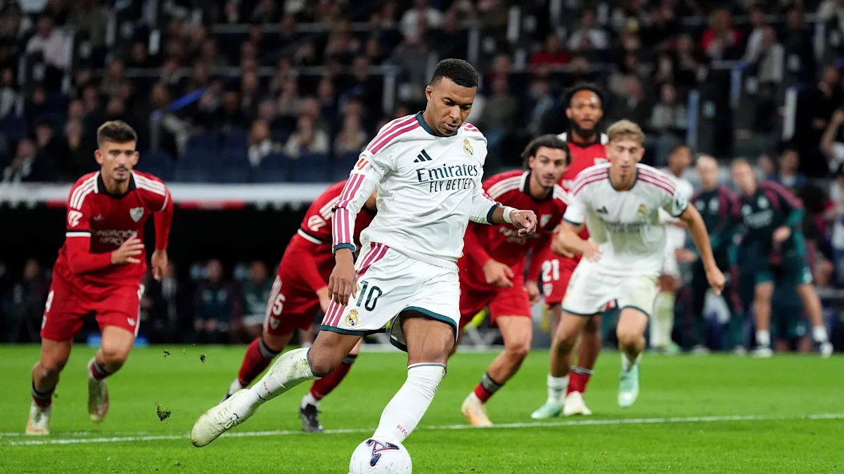 Kylian Mbappe penalty goal