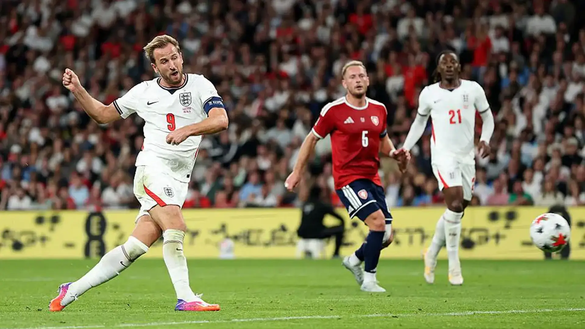 Harry Kane during the match