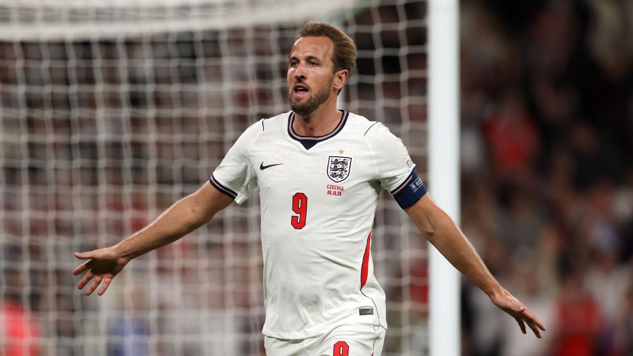 Hary Kane celebrating